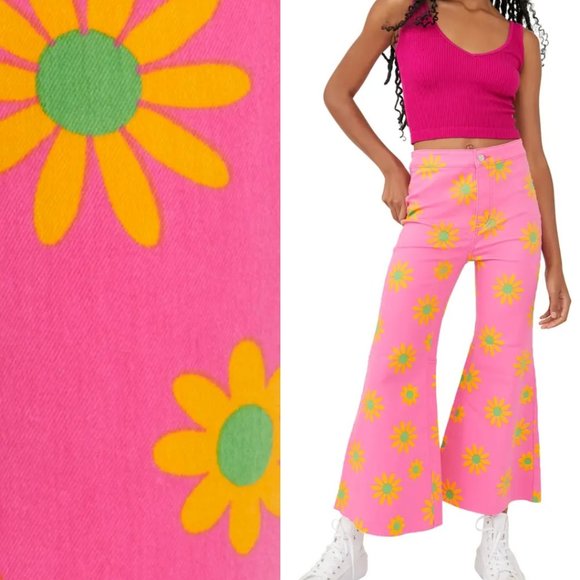 Free People Floral Jeans Nwt size 27 - Picture 9 of 10